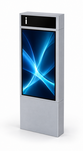 Freestanding Wayfinding Kiosk With Surround