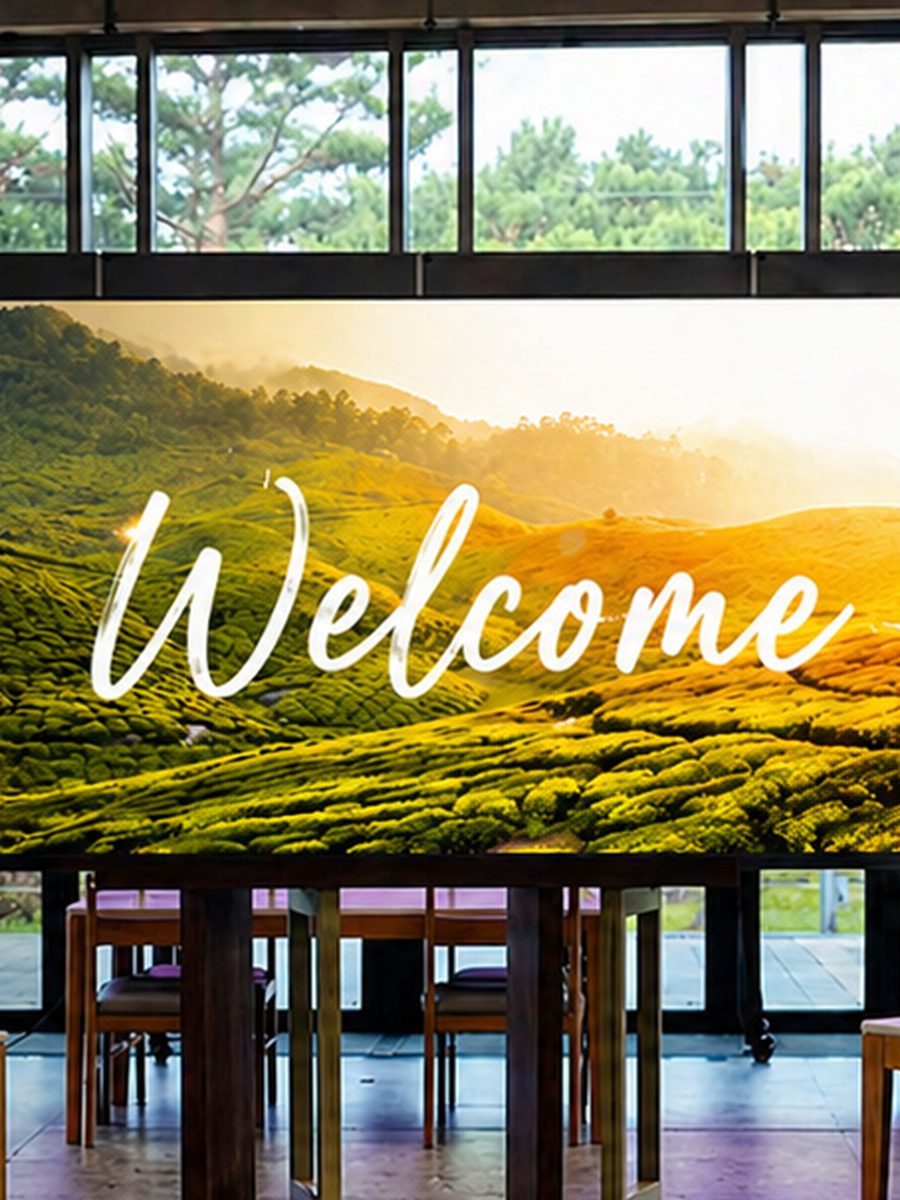 Indoor LED video wall